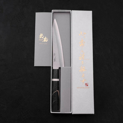 Petty VG-10 Poliert Marmoriertes Ahornholz Griff 150mm-[Musashi]-[Japan-Küchenmesser]