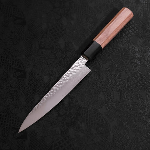 Petty VG-10 Tsuchime Damast Walnussholz Griff 150mm-[Musashi]-[Japan-Küchenmesser]