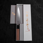 Petty VG-10 Tsuchime Damast Walnussholz Griff 150mm-[Musashi]-[Japan-Küchenmesser]