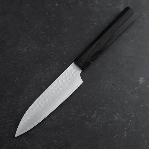 Petty VG-10 Tsuchime Runder Ebenholz Griff 120mm-[Musashi]-[Japan-Küchenmesser]