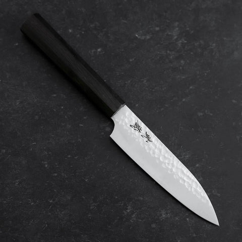 Petty VG-10 Tsuchime Runder Ebenholz Griff 120mm-[Musashi]-[Japan-Küchenmesser]