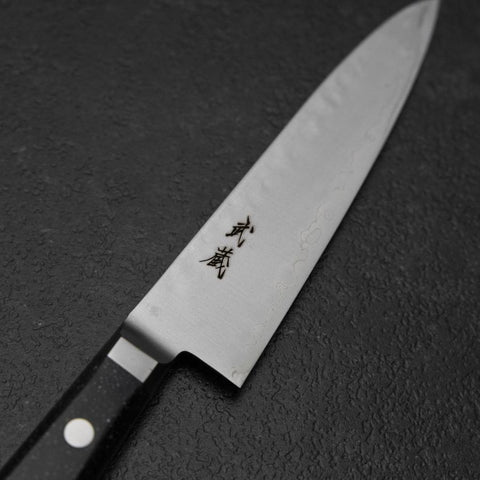 Petty VG-5 Tsuchime Schwarzer Marmor Griff 120mm-[Musashi]-[Japan-Küchenmesser]