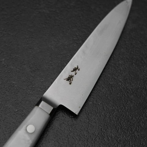 Petty VG-5 Tsuchime White Marble Handle 120mm-[Musashi]-[Japanese-Kitchen-Knives]
