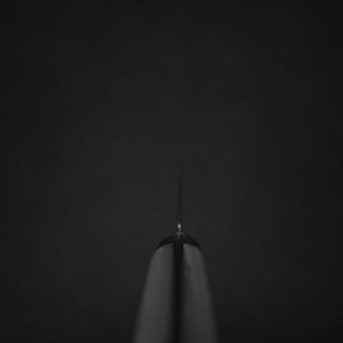 Petty VG-5 Tsuchime White Marble Handle 120mm-[Musashi]-[Japanese-Kitchen-Knives]