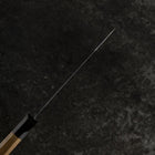 Petty White Steel #1 Kurouchi Buffalo Walnut Handle 130mm (5.1”)-[Musashi]-[Japan-Küchenmesser]