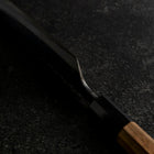 Petty White Steel #1 Kurouchi Buffalo Walnut Handle 130mm (5.1”)-[Musashi]-[Japan-Küchenmesser]