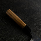 Petty White Steel #1 Kurouchi Buffalo Walnut Handle 130mm (5.1”)-[Musashi]-[Japan-Küchenmesser]