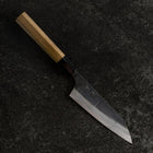 Petty White Steel #1 Kurouchi Buffalo Walnut Handle 130mm (5.1”)-[Musashi]-[Japan-Küchenmesser]