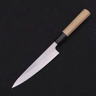 Petty White Steel #1 Poliert Büffelhorn und Magnolienholz Griff 135mm-[Musashi]-[Japan-Küchenmesser]