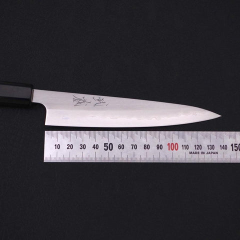 Petty White Steel #1 Poliert Büffelhorn und Magnolienholz Griff 135mm-[Musashi]-[Japan-Küchenmesser]