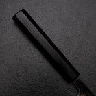 Petty White Steel #2 Edelstahlummantelung Kurouchi Chokin Schmetterling Büffelhorn und Ebenholz Griff 150mm-[Musashi]-[Japan-Küchenmesser]