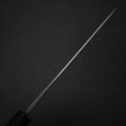 Petty White Steel #2 Edelstahlummantelung Kurouchi Chokin Sonne im Wolkenmeer Büffelhorn und Ebenholz Griff 150mm-[Musashi]-[Japan-Küchenmesser]