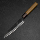 Petty White Steel #2 Kurouchi Zelkove Griff 150mm-[Musashi]-[Japan-Küchenmesser]