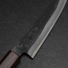 Petty White Steel #2 Kurouchi Zelkove Griff 150mm-[Musashi]-[Japan-Küchenmesser]