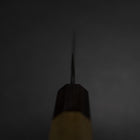 Petty White Steel #2 Kurouchi Zelkove Griff 150mm-[Musashi]-[Japan-Küchenmesser]