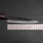 Petty White Steel #2 Kurouchi Zelkove Griff 150mm-[Musashi]-[Japan-Küchenmesser]