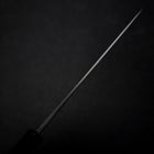 Petty White Steel #2 Stainless Clad Kurouchi Chokin Butterfly Buffalo Ebony Handle 150mm-[Musashi]-[Japanese-Kitchen-Knives]