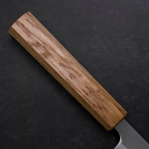 Petty White Steel #1 Poliert Eichenholz Griff 150mm-[Musashi]-[Japan-Küchenmesser]