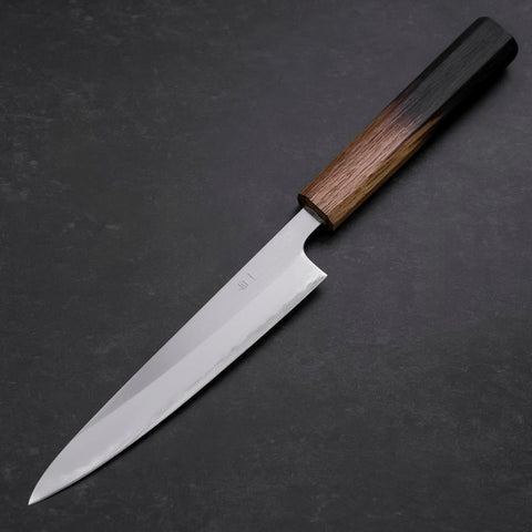Petty White Steel #1 Poliert Yaki Urushi Griff 150mm-[Musashi]-[Japan-Küchenmesser]