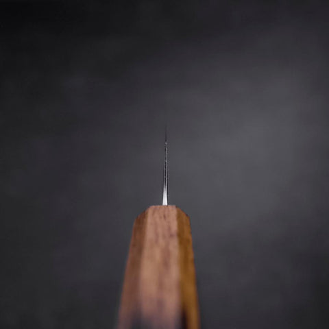 Petty White Steel #1 Poliert Yaki Urushi Griff 150mm-[Musashi]-[Japan-Küchenmesser]