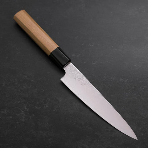 Petty ZA-18 Damast Büffelhorn und Magnolienholz Griff 150mm-[Musashi]-[Japan-Küchenmesser]