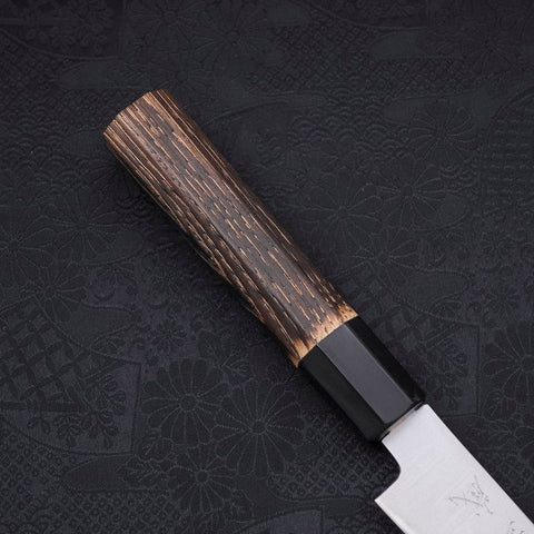 Petty ZDP-189 Poliert Büffelhorn und Kastanienholz Griff 150mm-[Musashi]-[Japan-Küchenmesser]