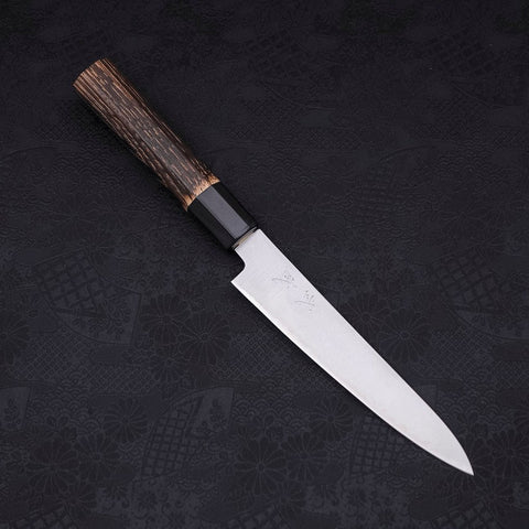 Petty ZDP-189 Poliert Büffelhorn und Kastanienholz Griff 150mm-[Musashi]-[Japan-Küchenmesser]