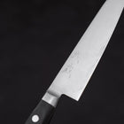 Petty knife AUS-8 Polished Western Green Handle 120mm-[Musashi]-[Japanese-Kitchen-Knives]