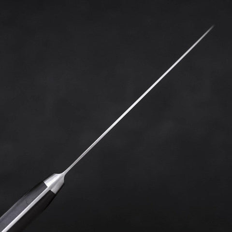 Petty knife AUS-8 Polished Western Green Handle 120mm-[Musashi]-[Japanese-Kitchen-Knives]