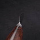 Petty Knife AUS-8 Polished Western Mahogany Handle 120mm-[Musashi]-[Japanese-Kitchen-Knives]