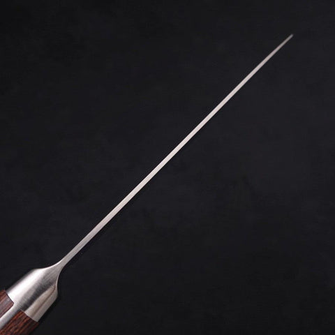 Petty Knife AUS-8 Polished Western Mahogany Handle 120mm-[Musashi]-[Japanese-Kitchen-Knives]