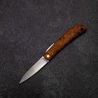Pocket Knife VG-10 Karin 60mm with Leather Sheath (2.4”)-[Musashi]-[Japan-Küchenmesser]