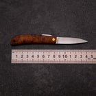 Pocket Knife VG-10 Karin 60mm with Leather Sheath (2.4”)-[Musashi]-[Japan-Küchenmesser]