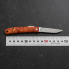 Pocket Knife VG-10 Karin Outdoor Knives 85mm with Leather Sheath (3.3”)-[Musashi]-[Japan-Küchenmesser]