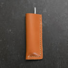 Pocket Knife VG-10 Wenge Outdoor Knives 60mm with Leather Sheath (2.4”)-[Musashi]-[Japan-Küchenmesser]