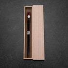 Rokkaku Akira (hexagon) Rote Lackierte Essstäbchen 215mm mit Paulownia-Holzbox-[Musashi]-[Japan-Küchenmesser]
