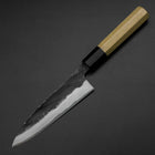 Sabaki Blue Steel #1 Kurouchi Buffalo Magnolia Handle 150mm (5.9”)-[Musashi]-[Japan-Küchenmesser]