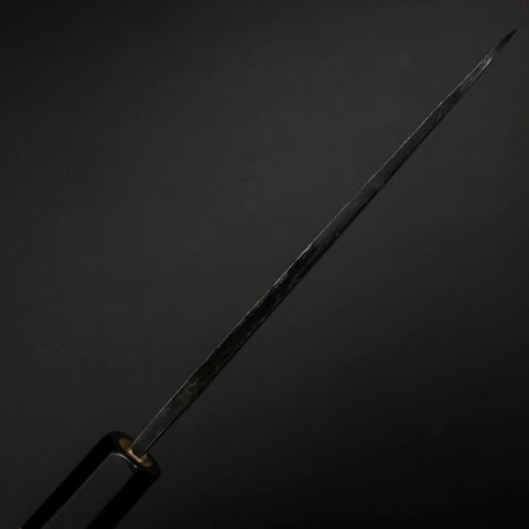 Sabaki Blue Steel #1 Kurouchi Buffalo Magnolia Handle 150mm (5.9”)-[Musashi]-[Japan-Küchenmesser]