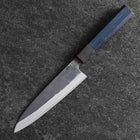 Sabaki Stainless Clad Blue Super Kurouchi Blue Urushi Handle 150mm (5.9”)-[Musashi]-[Japanese-Kitchen-Knives]