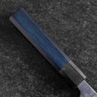 Sabaki Stainless Clad Blue Super Kurouchi Blue Urushi Handle 150mm (5.9”)-[Musashi]-[Japanese-Kitchen-Knives]