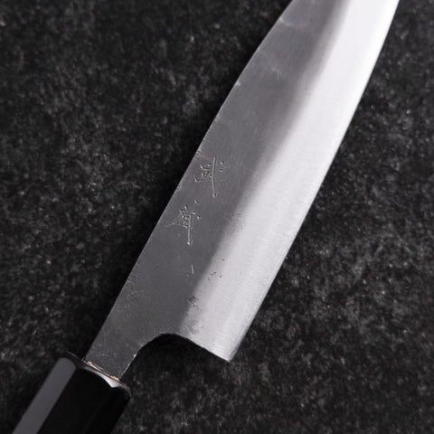 Sabaki White Steel #2 Kurouchi Büffelhorn und Ebenholz Griff 140mm-[Musashi]-[Japan-Küchenmesser]