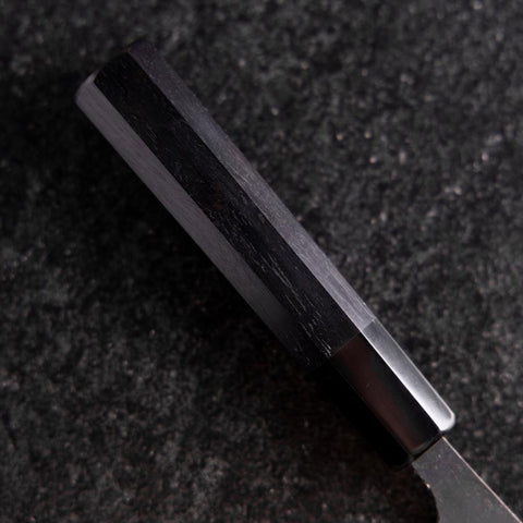 Sabaki White Steel #2 Kurouchi Büffelhorn und Ebenholz Griff 140mm-[Musashi]-[Japan-Küchenmesser]