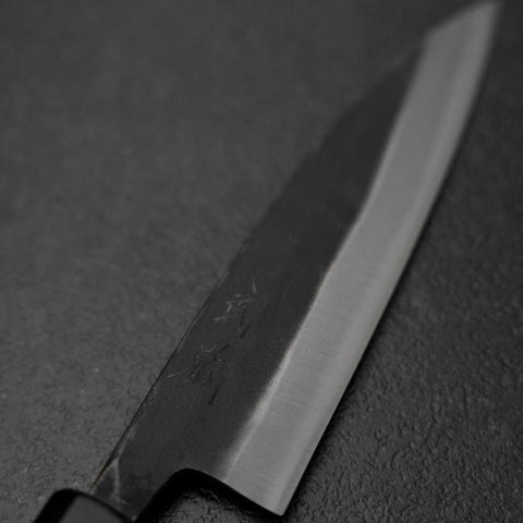 Sabaki White Steel #2 Kurouchi Büffelhorn und Magnolienholz Griff 140mm-[Musashi]-[Japan-Küchenmesser]