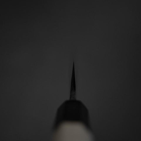 Sabaki White Steel #2 Kurouchi Büffelhorn und Magnolienholz Griff 140mm-[Musashi]-[Japan-Küchenmesser]