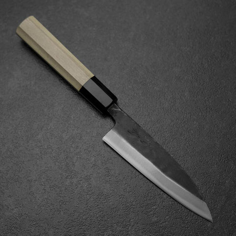 Sabaki White Steel #2 Kurouchi Büffelhorn und Magnolienholz Griff 140mm-[Musashi]-[Japan-Küchenmesser]