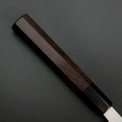 Sakimaru Takohiki Blue Steel #2 Kasumi Büffelhorn und Ebenholz Griff 300mm-[Musashi]-[Japan-Küchenmesser]