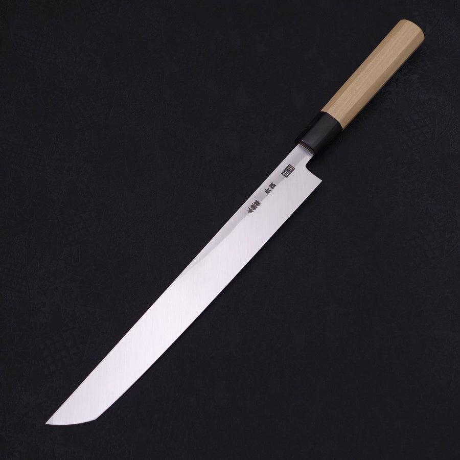 Sakimaru Takohiki Blue Steel #2 Kasumi Büffelhorn und Magnolie Griff 270mm-[Musashi]-[Japan-Küchenmesser]