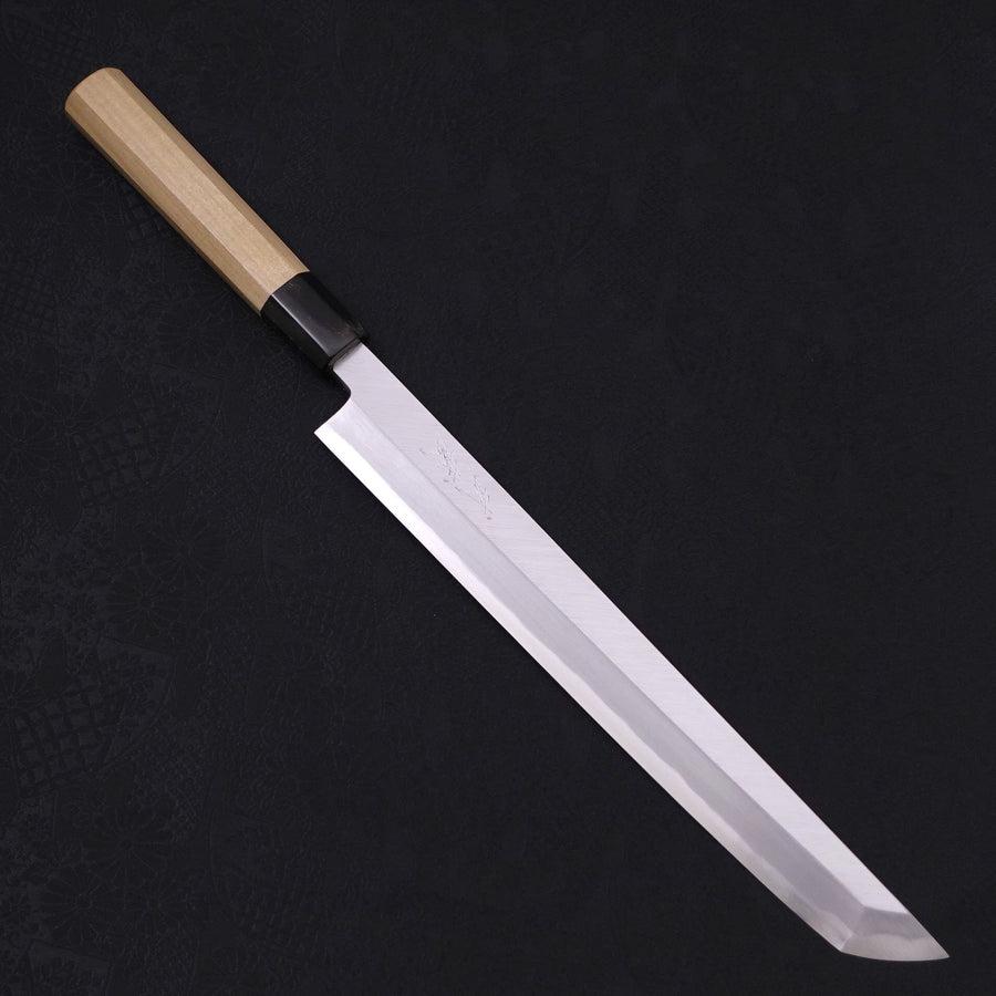 Sakimaru Takohiki Blue Steel #2 Kasumi Büffelhorn und Magnolie Griff 270mm-[Musashi]-[Japan-Küchenmesser]