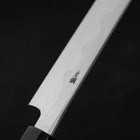 Sakimaru Takohiki Blue Steel #2 Kasumi Büffelhorn und Teakholz Griff 330mm-[Musashi]-[Japan-Küchenmesser]