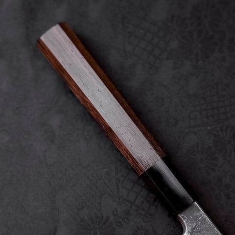 Sakimaru Takohiki Blue Steel #2 Kurouchi Buffalo Wenge Handle 270mm (10.6”)-[Musashi]-[Japanese-Kitchen-Knives]